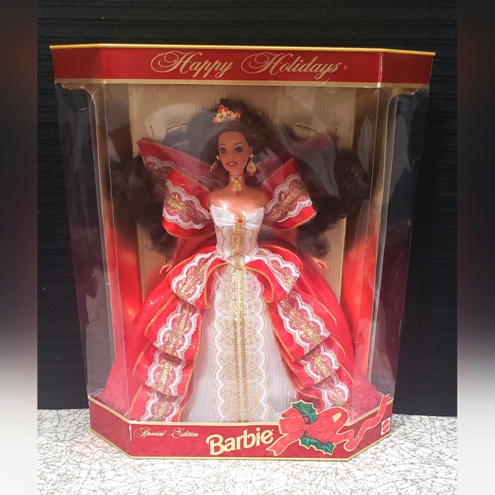 Happy Holidays Special Edition 1997 Misprint 10th Anniversary Mattel Barbie Doll